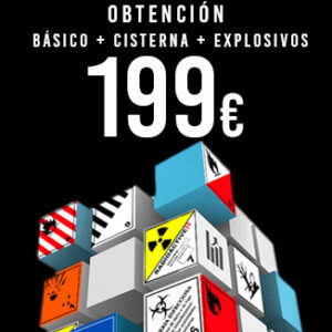 Curso de ADR Obtención Básico+Cisterna+Explosivo